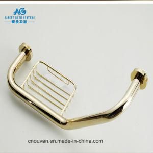 Grab Bar L-Shaped, Gold Plating, PVD Plated