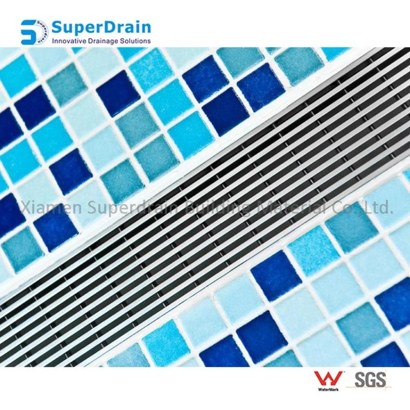 Stainless Steel Sanitary Ware Straight Grate for Pool