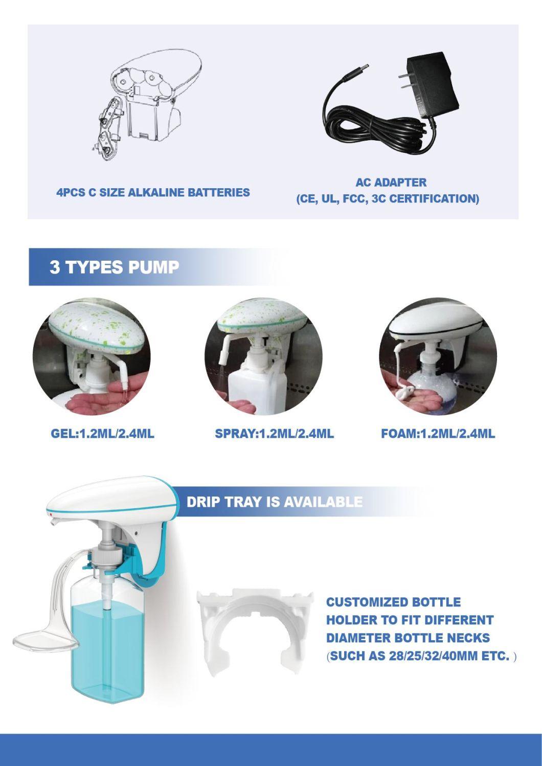 Commercial Wall Mounted Automatic Liquid Soap Dispenser with Adjust Dose