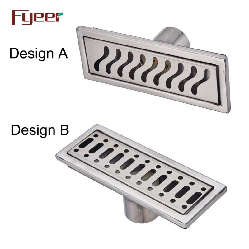 Fyeer 40cm 304 Stainless Steel Linear Shower Drain