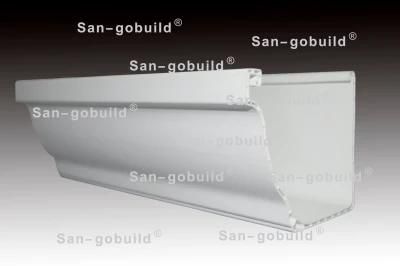 Anti-UV Rain Water Gutter PVC Gutters Drainage Products Long Lasting Building Materials