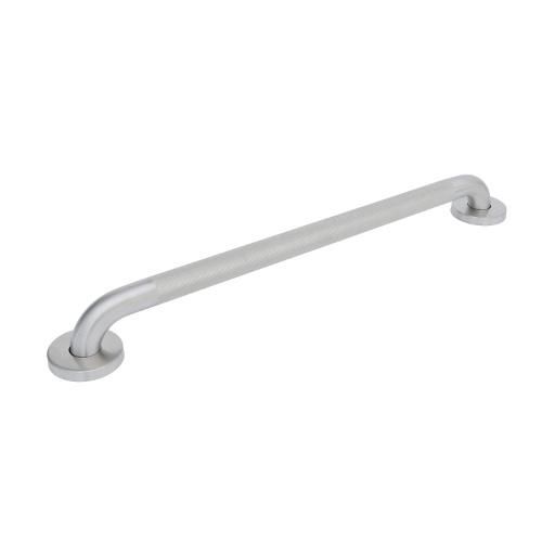 Stainless Steel Shower Grab Bar with Knurled Anti-Skid Grip