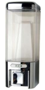 Elegant 480ml Silver Plastic Liquid Hotel Soap Dispenser