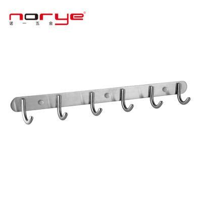 Noryetowel Hanging Hooks for Washroom Toilet Stainless Steel 304