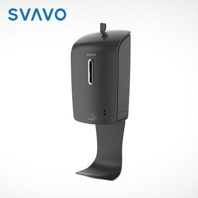Cost-Effective White/Black Wall Mounted Touchless Alcohol Spray Hand Sanitizer Soap Dispenser
