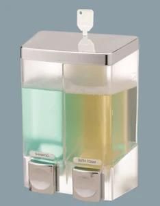Attractive Design 480ml*2 Fancy White Plastic Soap Dispenser