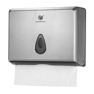Wall Mounted Bathroom Washroom Multilayer Fold Paper Holder Hand Paper Towel Dispenser