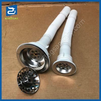 1.1/2X80cm Sink Drainage Pipe with Screw Sink Drain