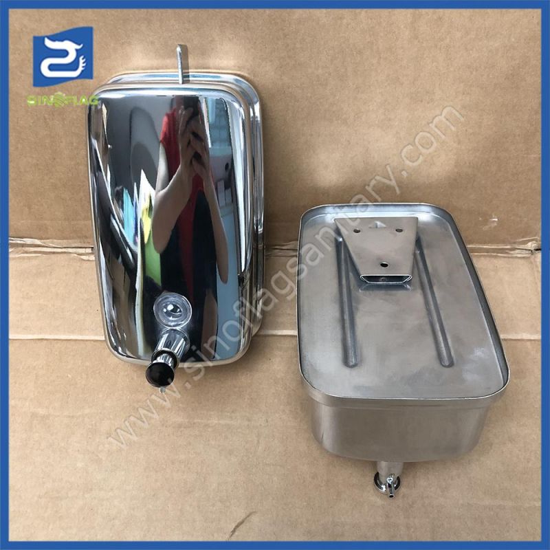 1000ml Wall Mounted Soap Dispenser Hand Operated Stainless Steel Soap Dispenser