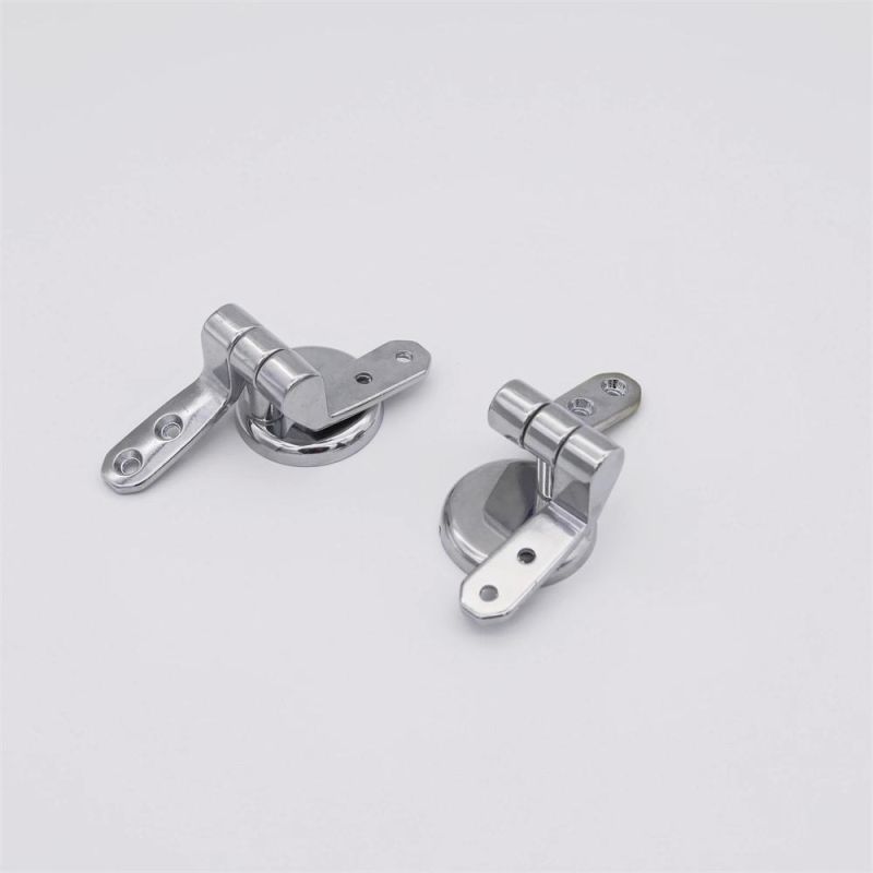 Toilet Seat Hinges Replacement Parts, Adjustable Toilet Seat Bolts Nuts Hinges Kits with Mounting Screws
