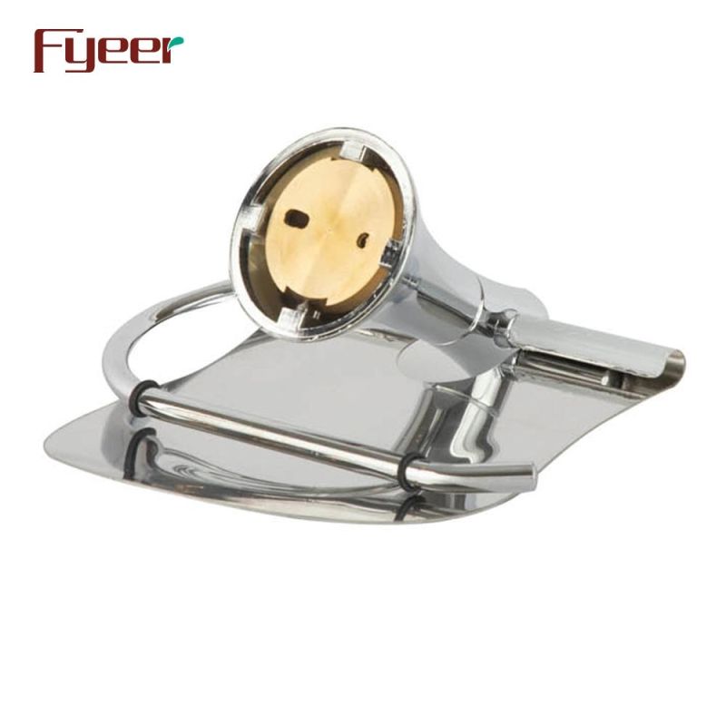 Fyeer Bathroom Accessory Brass Toilet Roll Paper Holder