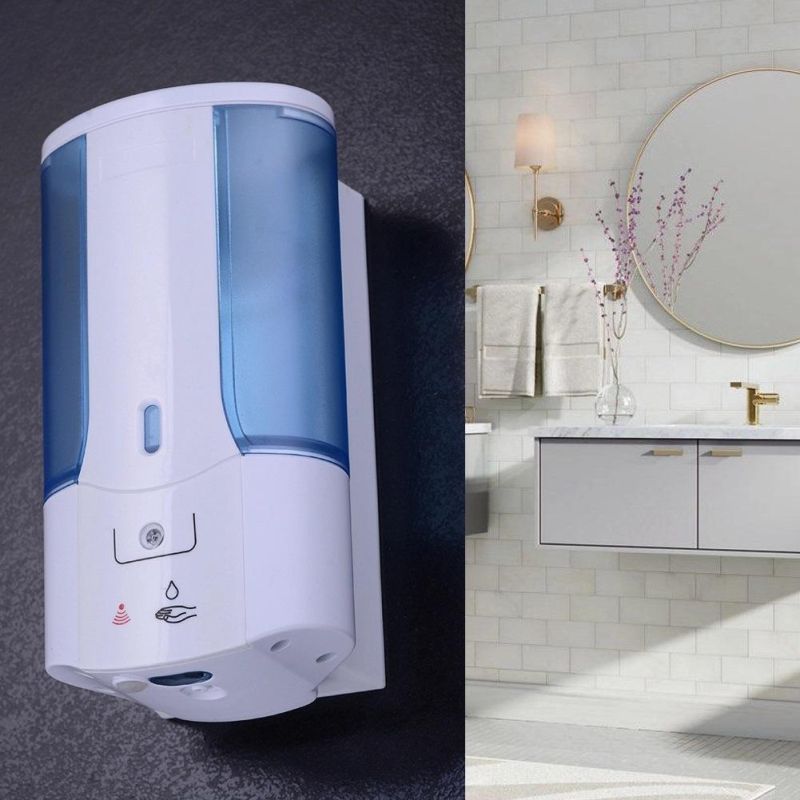 Built-in Infrared Smart Sensor 400ml Wall Mounted Automatic Liquid Soap Dispenser Touchless Hand Sanitizer Gel Dispenser