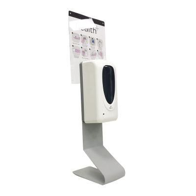 Ce RoHS Battery Operated 1000ml Refillable Auto Spray Hand Sanitizer Dispenser with Table Stand