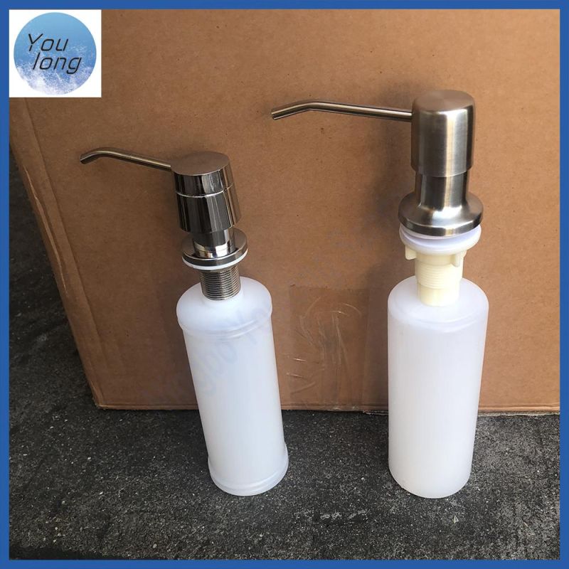 Kitchen Liquid Soap Built-in Lotion Pump Plastic Bottle 350ml Sink Soap Dispenser