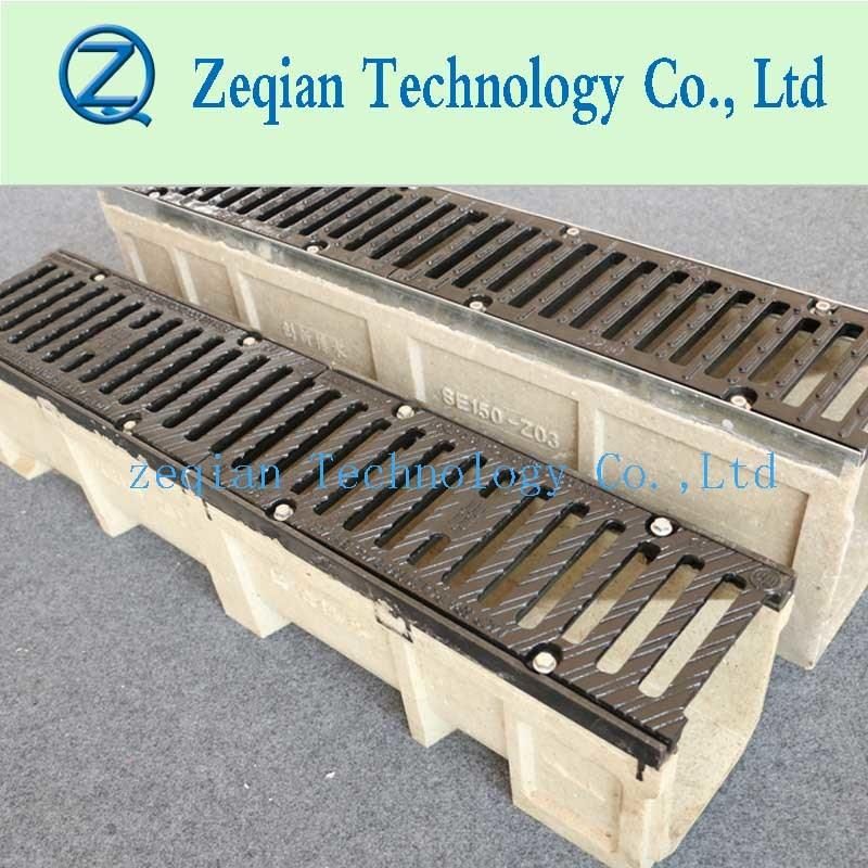 Heavy Duty Cast Iron Polymer Concrete Drain Trench