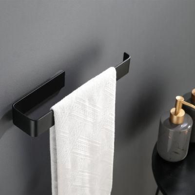 Hand Towel Bar Self Adhesive Towel Rack Wall Mounted Bathroom Towel Bar