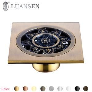Bathroom Washing Machine Cover Shower Antiquity Brass Floor Drain