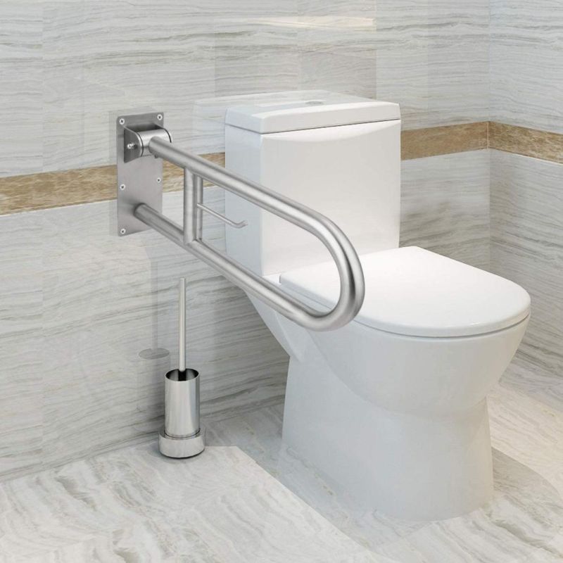 Stainless Steel Wall Mounted Toilet Safety U-Shape Grab Bar