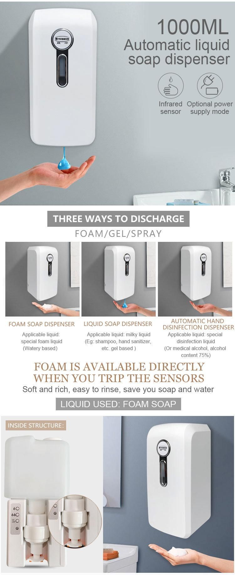 1000ml Hotel Wall Type Hand Sanitizer Dispenser