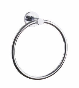 Zinc Alloy Wall Mounted Chrome Round Towel Ring