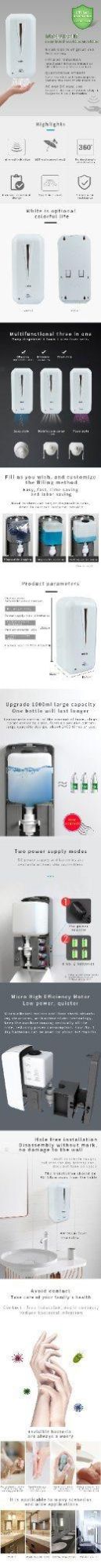 China Factory in Stock Sanitizer Dispenser Support Automatic Soap Dispenser Support Wall Mounted Dispenser Holder