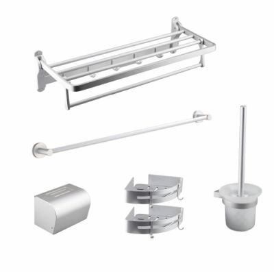 Space Aluminum Bathroom Pendant Corner Rack Towel Rack Bathroom Fitting