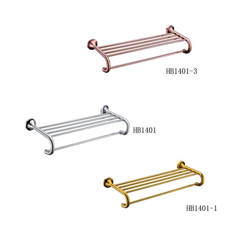 Bathroom Accessories 3 Colors Bath Towel Shelf Towel Bars