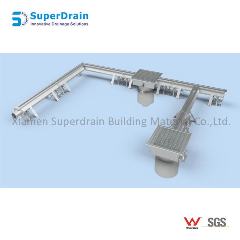 China Ss Trench Drain Shower Slot Drainage Kit
