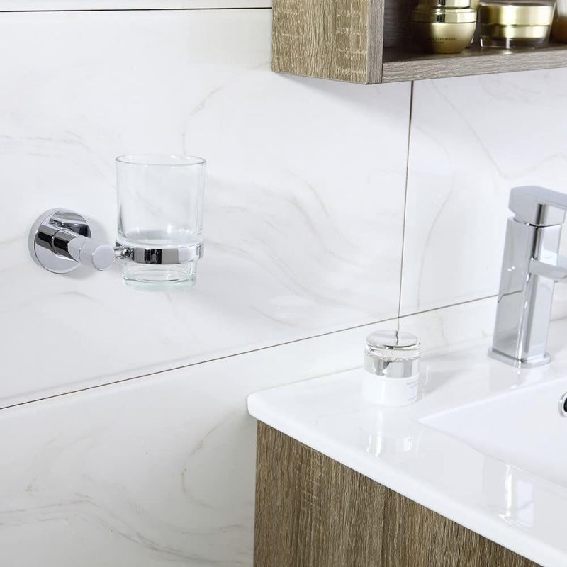 Wall-Mounted Toothbrush Holder Double Holder