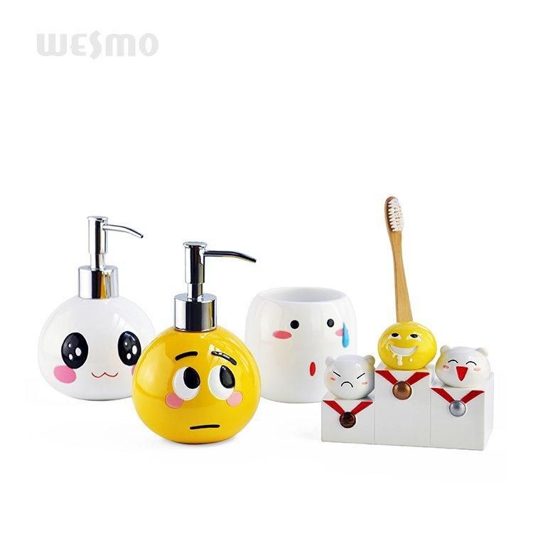 Polyresin Bathroom Sanitary Items Kid′s Bath Set