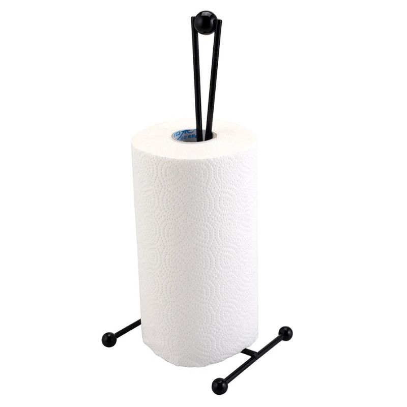 Kitchen Countertops Table Tissue Standing Paper Collection Metal Napkin Holder