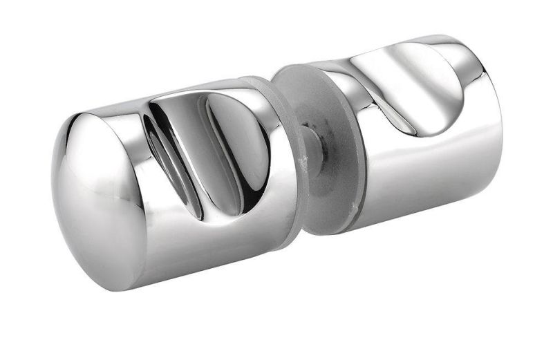 Back to Back Chrome Shower Door Knob for Shower Door