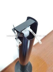 Outdoor Round Bottom Easy Installation Touchless Soap Dispenser Foot