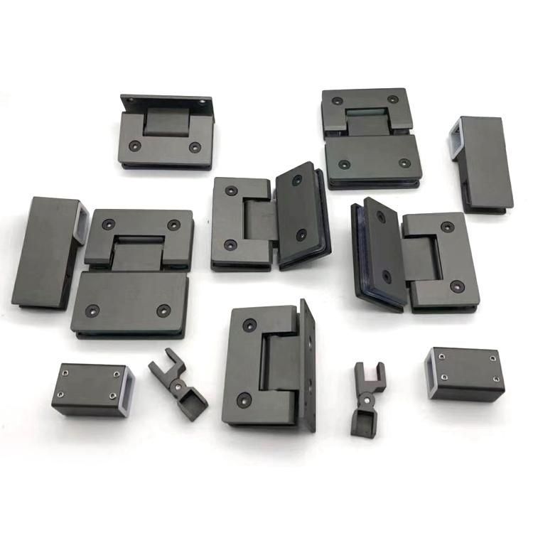 Hotel Apartments Black Satin Chrome Glass Door Hardware