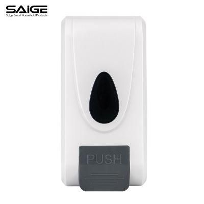 Saige Hotel Wall Mount 1000ml ABS Plastic Manual Hand Sanitizer Soap Dispenser