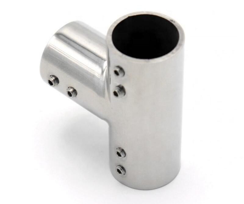 Bathroom Pipe Hardware Stainless Steel Corner Fitting Three Ways Connector