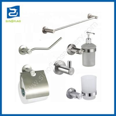Inox 6PCS Hotel Hardware Kit Stainless Steel Bathroom Accessories Set