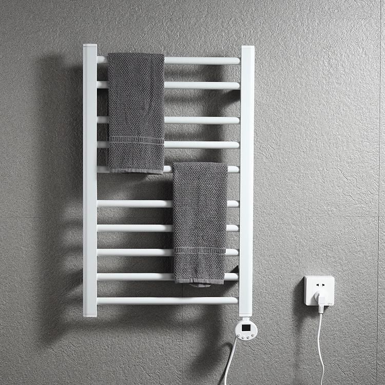 Kaiiy 2022 New Design Modern Style Towel Warmer Wall Mounted Electric Plug-in Heated Towel Rack