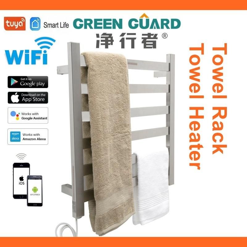Artificial Intelligent Control Warmer Racks Towel Heater WiFi Control Temperature Adjustable Warmer Racks