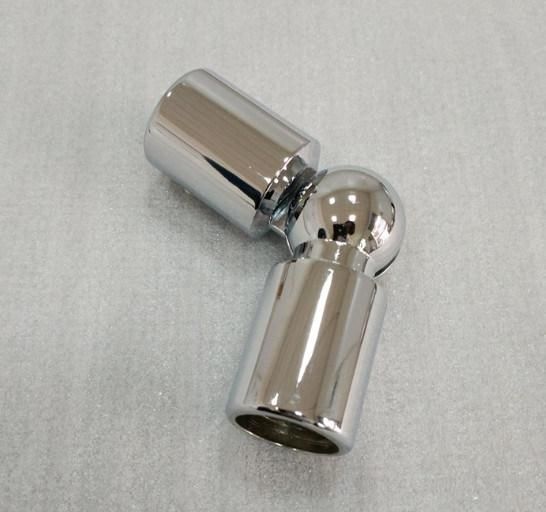 Showeroom Pipe Connector Shower Fittings Corner Curtain Rod Connector
