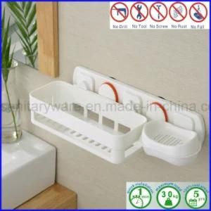 Bathroom Corner Rack with Soap Dish as Bathroom Storage Shelf