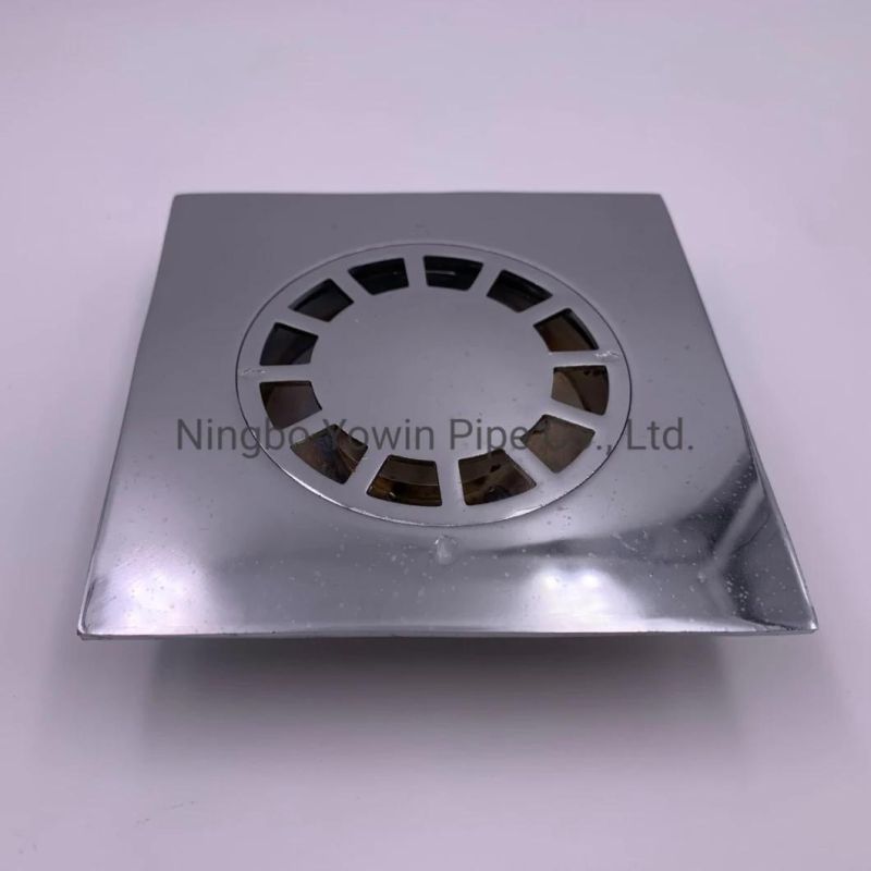 Silver Copper High Quality Kitchen and Washroom Floor Drain