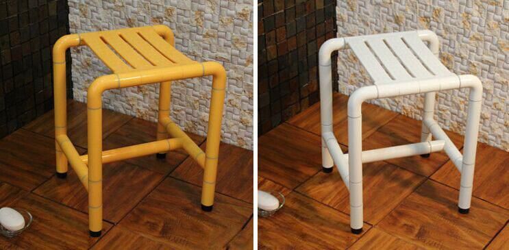 Foldable Nylon Shower Chair for Bathroom