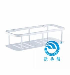 Bathroom Accessories Stainless Steel Shower Shelf in White Paint Oxl-8934