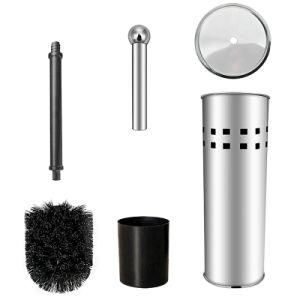 Wall Mounted Floor Standing Toilet Brush and Holder 304 Stainless Steel