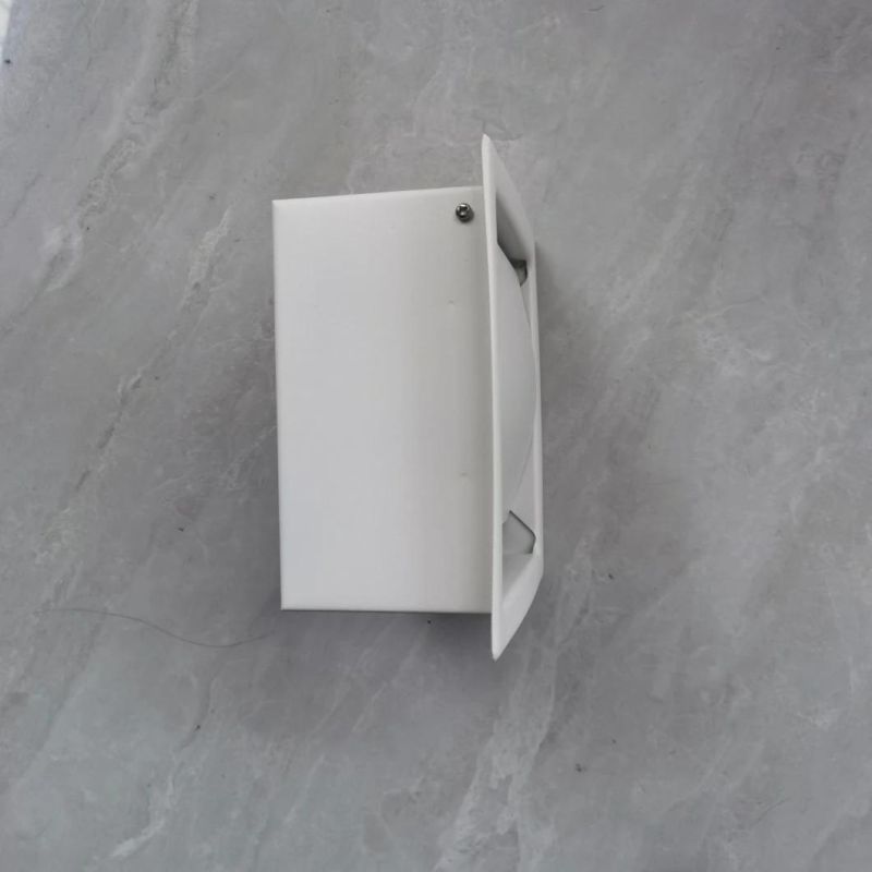 White Recessed Toilet Paper Holder SUS304 Bathroom Tissue Box