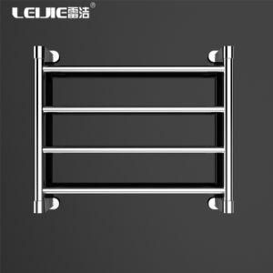 Leijie Bathroom Black Towel Warmer Wall Mount Rotating Electrical Towel Rack Bathroom