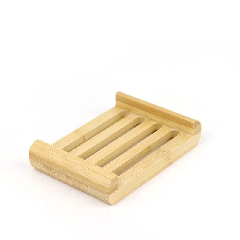 Hot Selling Promotional Bathroom Accessory Bamboo Wood Soap Dish Holder