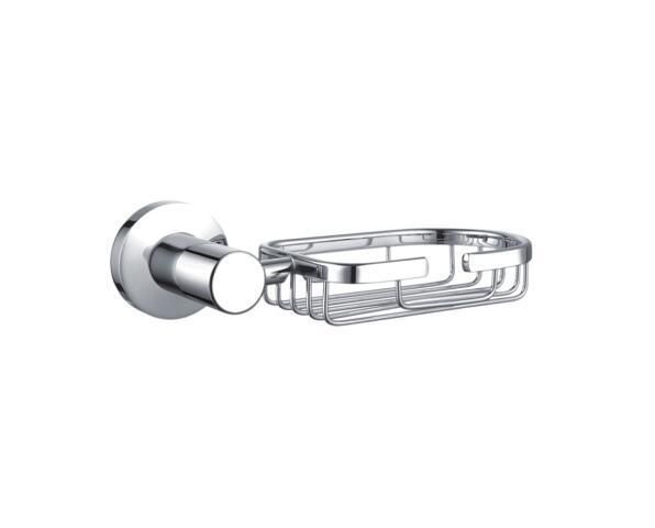 Round Style Solid Brass Polished Chrome Toilet Roll Paper Holder Tp Holder
