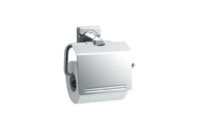Stainless Steel Hotel Bathroom Accesorries Set Single Roll Paper Holder with Cover